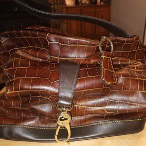Dooney & bourke snake print bag and wallet